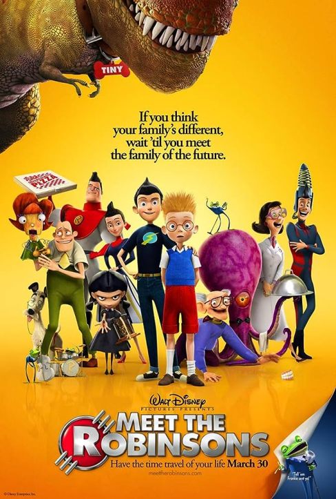 I-Robinson-Una-famiglia-spaziale-Meet-the-Robinsons-film-movie-2007-animation-Walt-Disney-stephen-anderson-poster-locandina